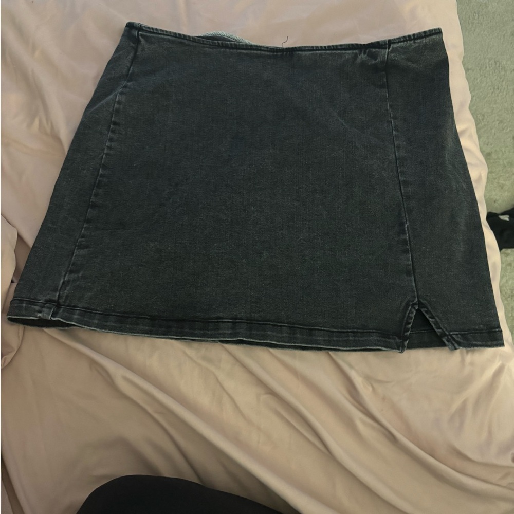 Wild Fable Acid Wash Denim Mini Skirt